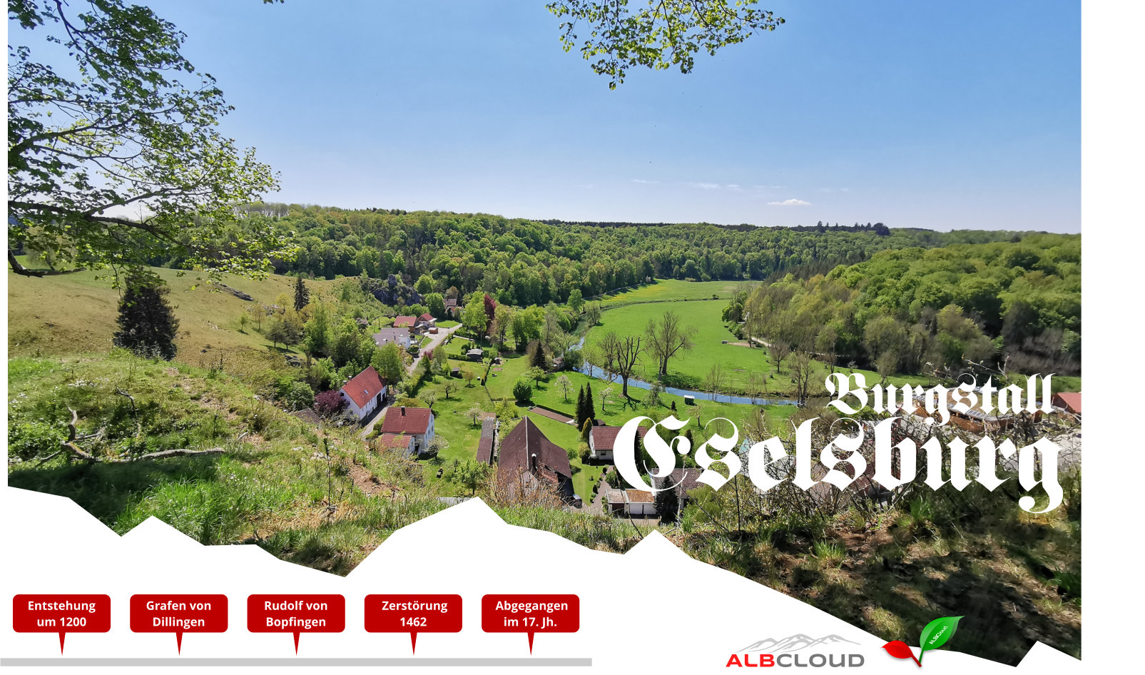 Burgstall Eselsburg AlbCloud